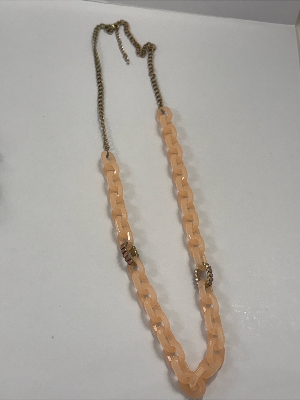 Light Pink Link Necklace - Women Jewelry